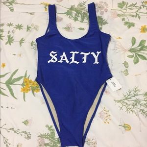 Salty Cobalt Blue One piece